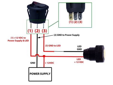 The easiest way to switch your effect on and off is to use a mechanical switch. 12 Volt Toggle Switch Wiring Diagra | Automotive electrical, Switches