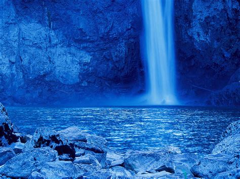 Download Blue Waterfall Wallpaper Gallery