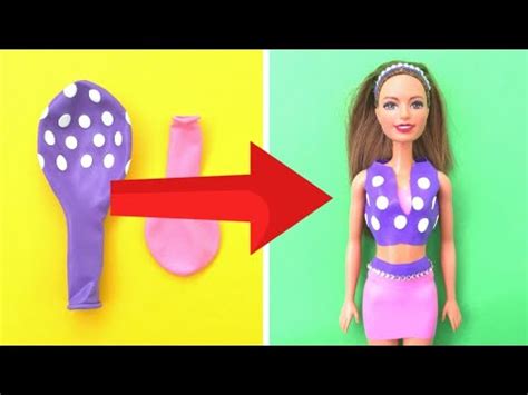 Bunk bed tent bunk beds boys loft beds kids bedroom organization diy tent one bed inspiring things boy room make it simple. DIY Easy No Sew Barbie Outfits with Balloons | Barbie ...