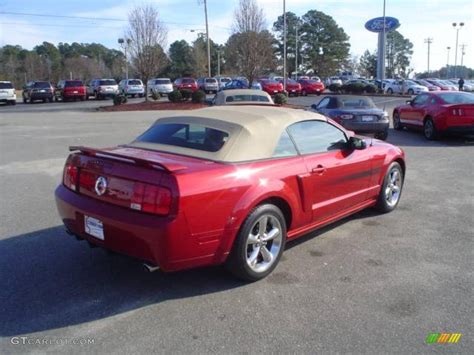 2008 Dark Candy Apple Red Ford Mustang Gtcs California Special
