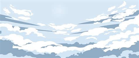 Nubes En El Cielo Azul 1214817 Vector En Vecteezy