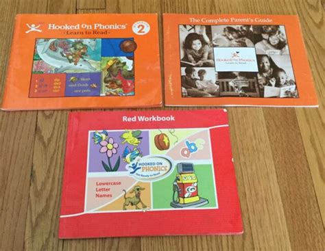 Hooked On Phonics Workbook 2 Learn To Read And 3 Red Work Book Ebay