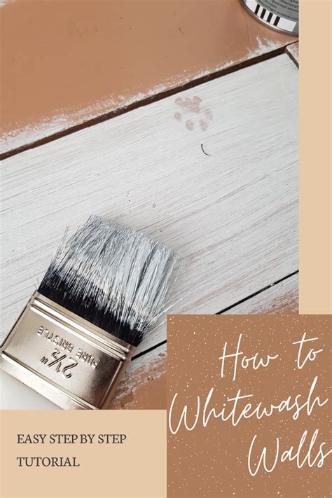 How To Whitewash Walls Mainely Katie