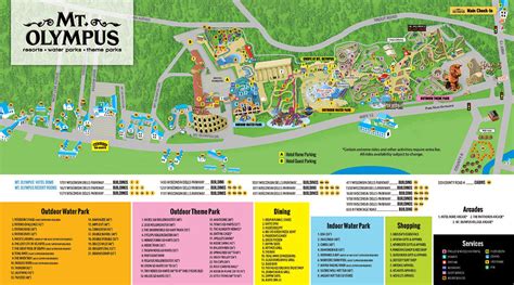 Wisconsin Dells Water Park Map Cape May County Map