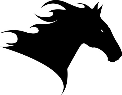 Horse Head Side View To The Right Silhouette Svg Png Icon Free Download