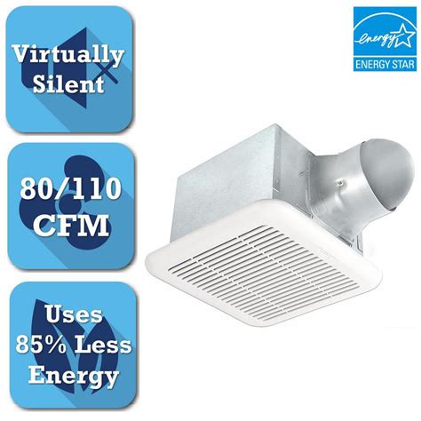 Nutone Invent Series 110 Cfm Ceiling Bathroom Exhaust Fan Energy Star