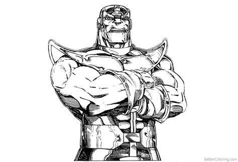 Thanos Coloring Pages To Print Coloring Pages