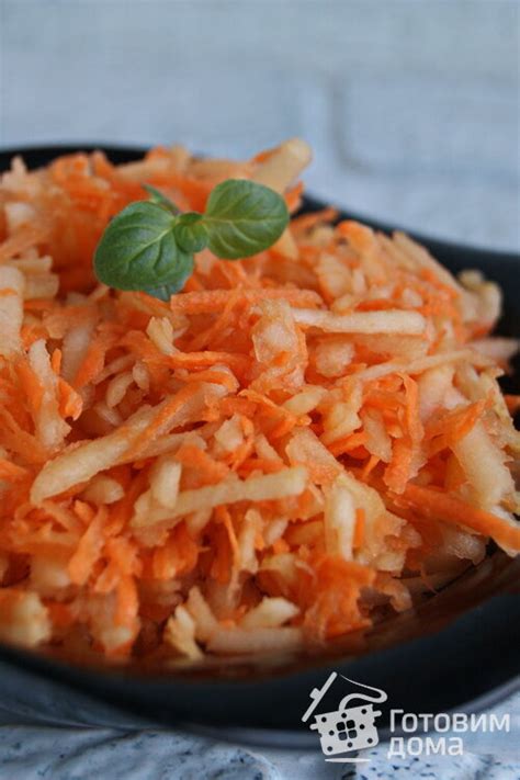 Салат из моркови и яблок - пошаговый рецепт с фото на Готовим дома