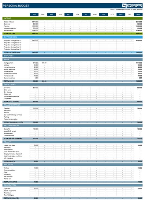 Daily Expenses Sheet In Excel Format Free Download 1 — Db