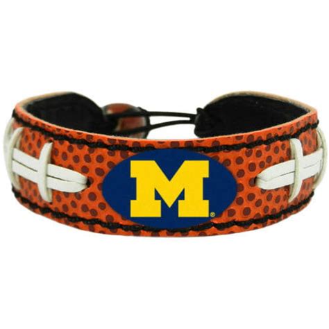 Ncaa Michigan Wolverines Classic Football Bracelets