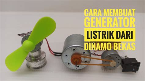 Cara Membuat Generator Listrik Dari Dinamo Bekas Diy Diygenerator
