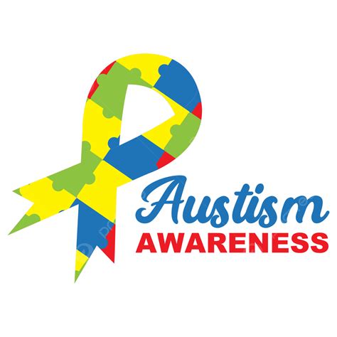 Autism Awareness Month Clipart Vector Autism Awareness Day Vector