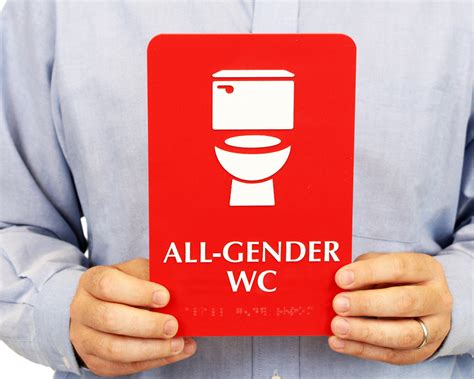 All Gender Bathroom And Toilet Signs