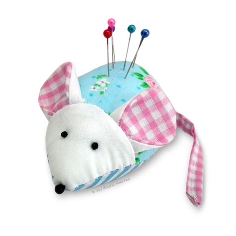 email pdf version cute mouse pincushion sewing pattern and easy instructions ebay