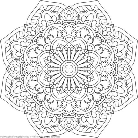 Flower Mandala #549 Coloring Pages – GetColoringPages.org