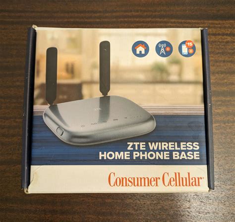 Consumer Cellular Wireless Home Phone Base Zte Wf723cc W All In One