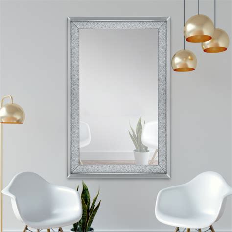 Worsat Designer Rectangular Wall Mirror Fif