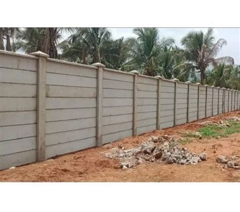 Rcc Grey Precast Compound Wall At Rs Sq Ft Precast Compound Wall