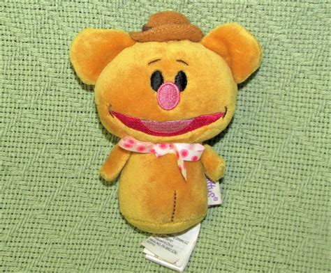 Hallmark Itty Bittys Fozzie Bear Muppets Plush Brown Jim Henson Stuffed