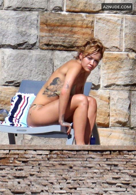 Rita Ora Sexy Displays Her Nude Tits And Hot Bikini Body In Sydney Aznude