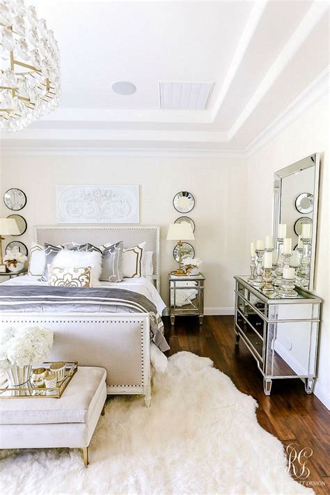 Luxurious Silver And Gold Fall Bedroom Randi Garrett Design Silver