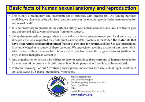 Basic Facts Of Human Sexual Anatomy And Reproduction Docslib