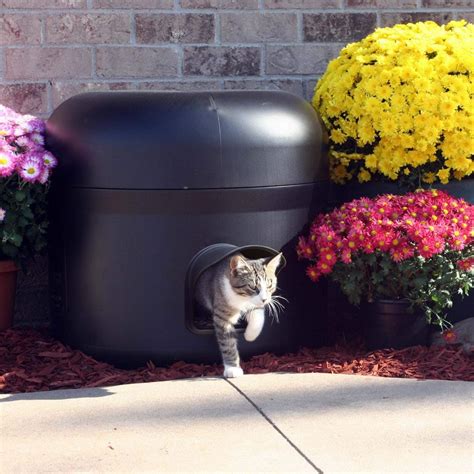 Kitty Tube Gen 3 Outdoor Cat House Heated Outdoor Cat House Insulated