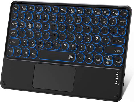Buy Bluetooth Keyboard With Touchpad Rechargeable Portable Wireless