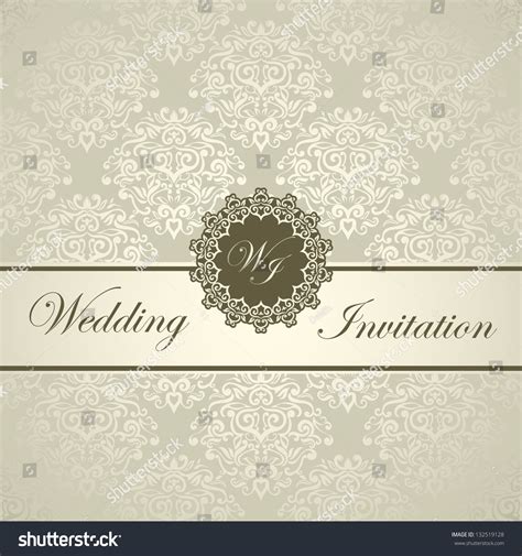 Royal Classy Wedding Card Background