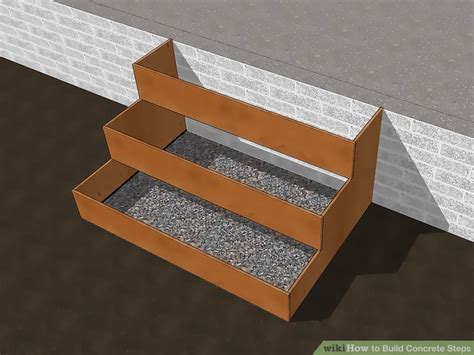 How To Build Concrete Steps With Pictures Wikihow