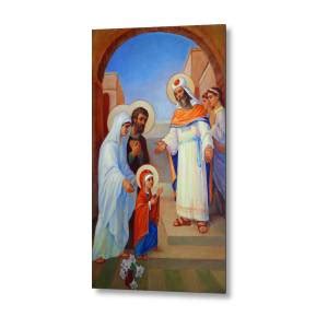 Assumption Of The Blessed Virgin Mary Into Heaven Metal Print By