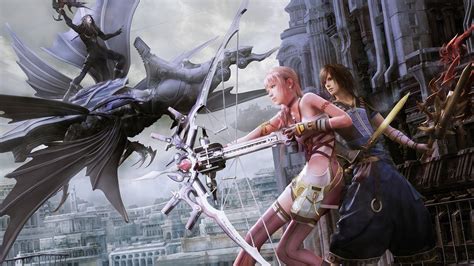 Final Fantasy Xiii Fight Hd Desktop Wallpaper Widescreen Alta