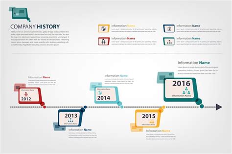 Premium Vector Timeline And Milestone For Presenting Company History