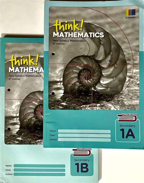Shinglee Think Mathematics 1a And 1b Work Book New Syllabus 8th Edition