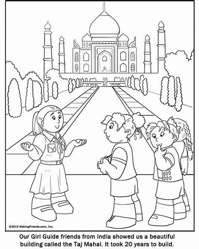 Coloring India Pages Guide Indian Printable Thinking