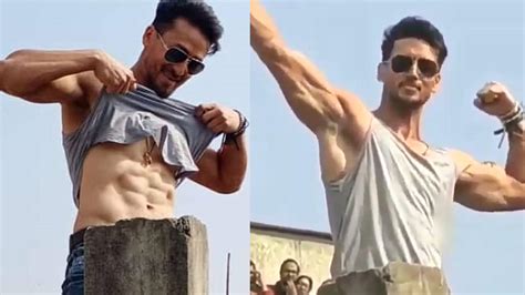 Baaghi 3 Tiger Shroff Leaves Fans Elated As He Flaunts His Washboard
