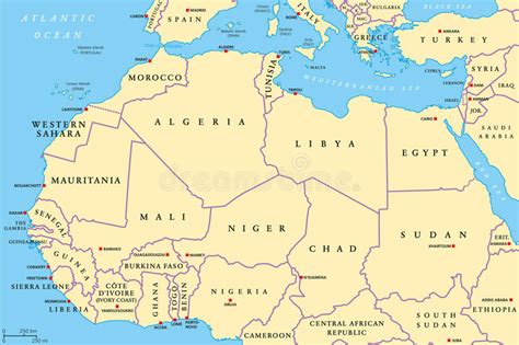 De kaartenmap verscheen in 1869, het jaar dat het 193 km lange suez kanaal officieel geopend werd. Kaart van Egypte vector illustratie. Illustratie bestaande ...