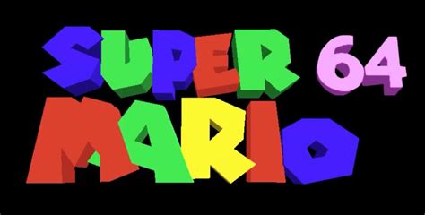 Pin By Daniel Lalonde On Super Mario 64 Beta In 2022 Gaming Logos
