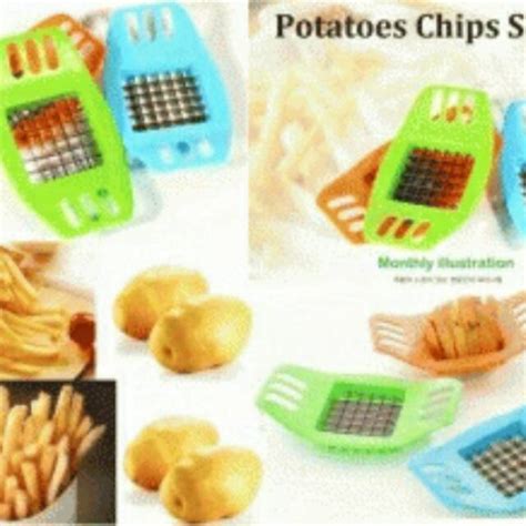 Potato Slicer / Pemotong Kentang Modern Praktis Mudah Anti Ribet Alat