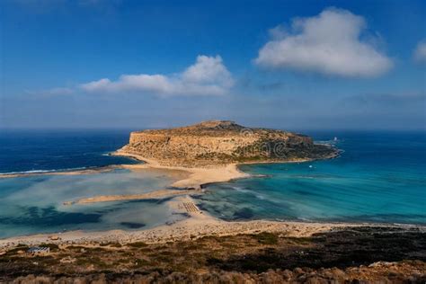 Balos Lagoon On Crete Island Greece Stock Photo Image Of Summer