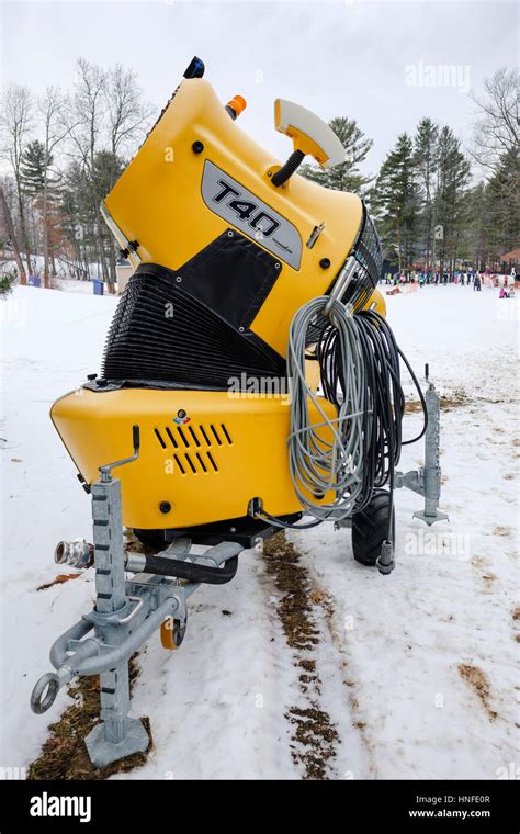 Snow Making Machine At Boler Mountain Ski Club London Ontario Canada