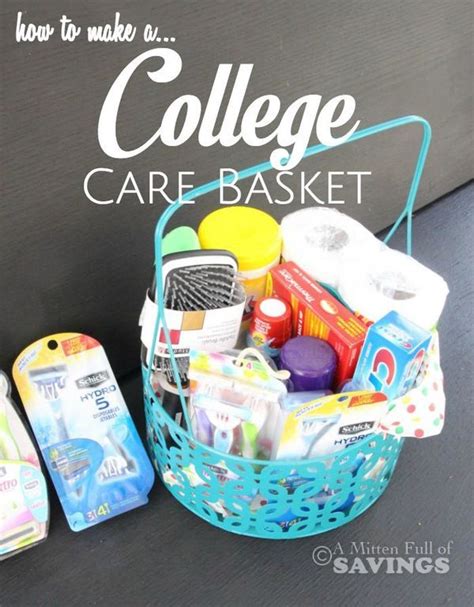 Shop for the perfect college dorm gift from our wide selection of designs, or create your own personalized gifts. How to make a College Care Basket | Care basket, College ...