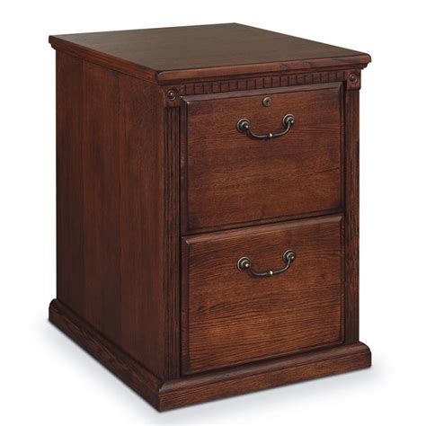 Cherry 2 drawer locking fice file cabinet wood. Havington Overbrook Brown Wood 2-drawer File Cabinet ...