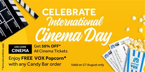 Get 50 Off All Experiences With Vox Cinemas On International Cinema