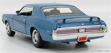 Ertl 33726 Масштаб 118 Mercury Cougar Eliminator Coupe 1970 Blue Met