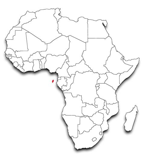 Africa Blank Map Printable