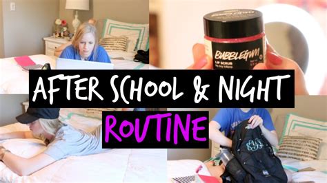 After School And Night Routine Shower Routine Youtube