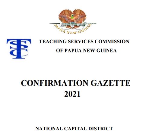 Education Department Announces National Gazette Teaching Job Positions Results Tenure