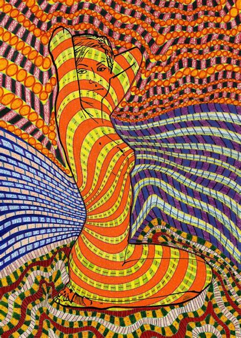 Psychedelic Woman By Russel Anderson Psychedelic Art Psychadelic Art Psychedelic