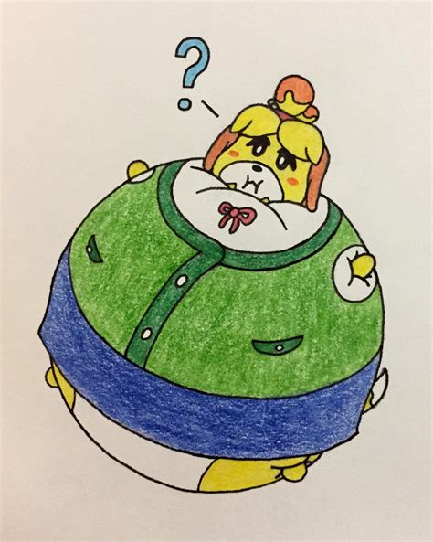 Inflated Isabelle Remake By Wariotheinflator On Deviantart